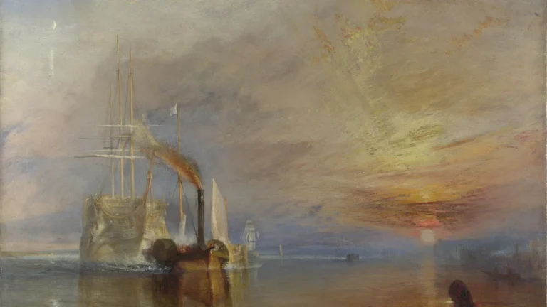 El Temerario remolcado a dique seco, de J. M. W. Turner.